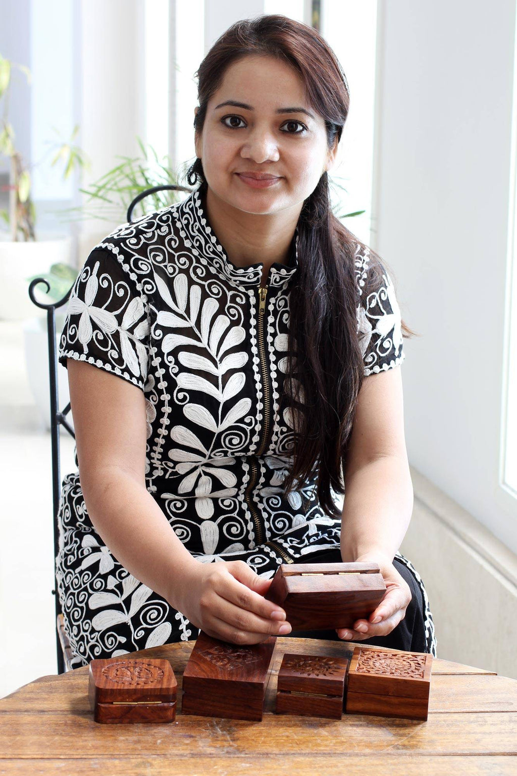 Embossed Cotton and Leather Peacock-Motif Journal - Peacock Glory