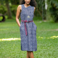 Hmong Batik Cotton Sheath Dress - New Tradition