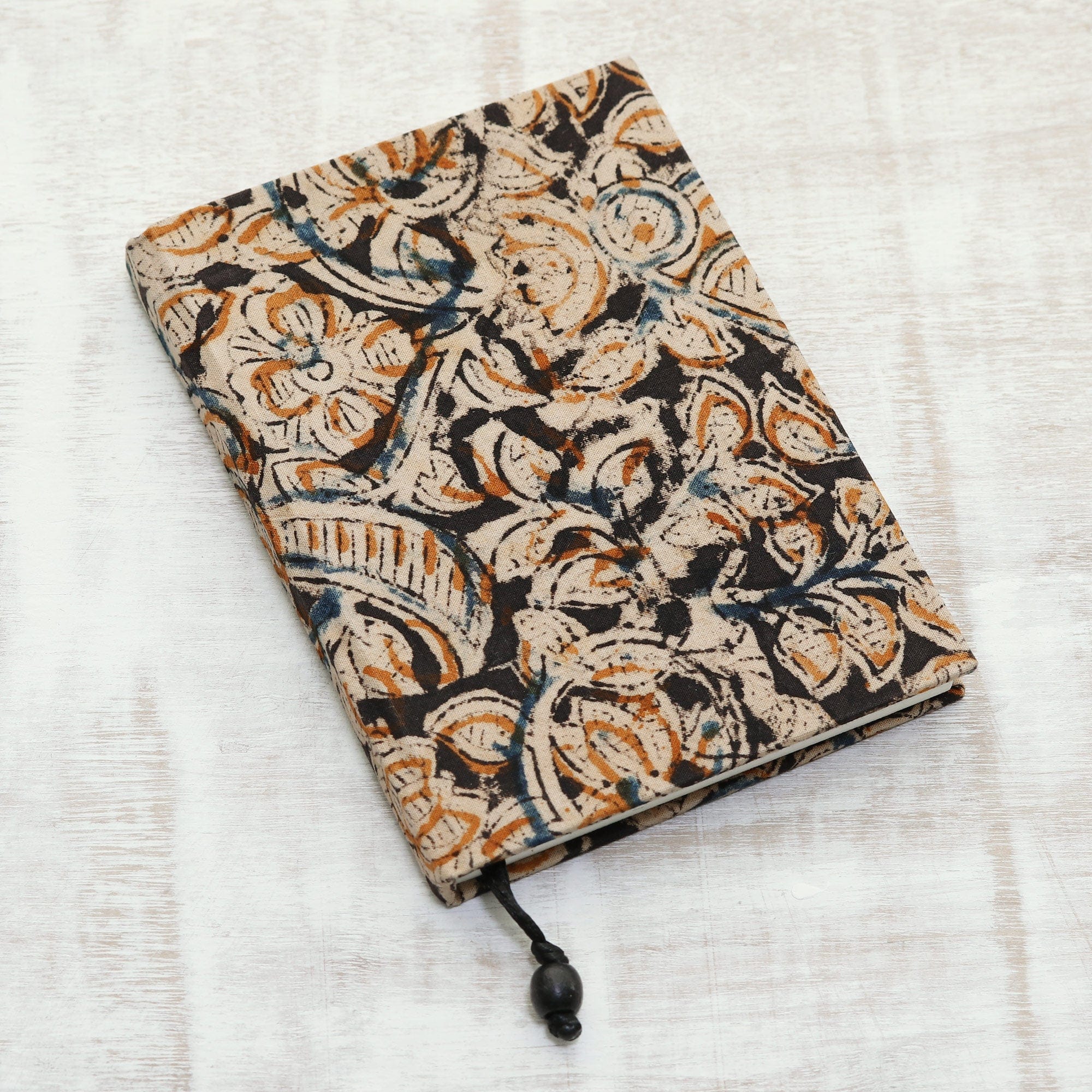 Floral Printed Cotton Journal Crafted in India - Floral Story