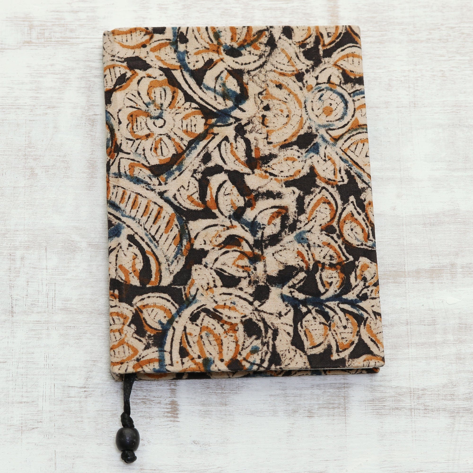 Floral Printed Cotton Journal Crafted in India - Floral Story