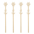 BarConic® Bamboo Sailor Swizzle Sticks - 100 pack